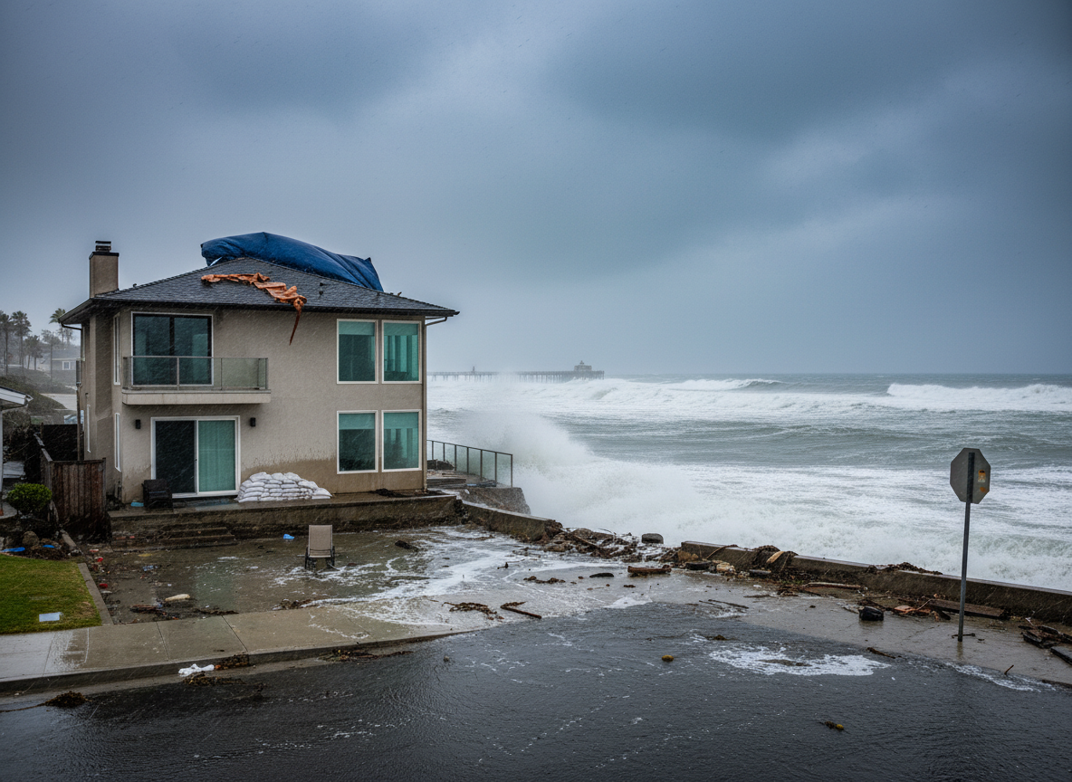 How Winter Storms Impact Homes Near Cardiff State Beach