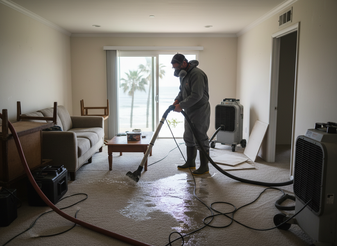 Emergency Water Cleanup in Cardiff by the Sea, CA