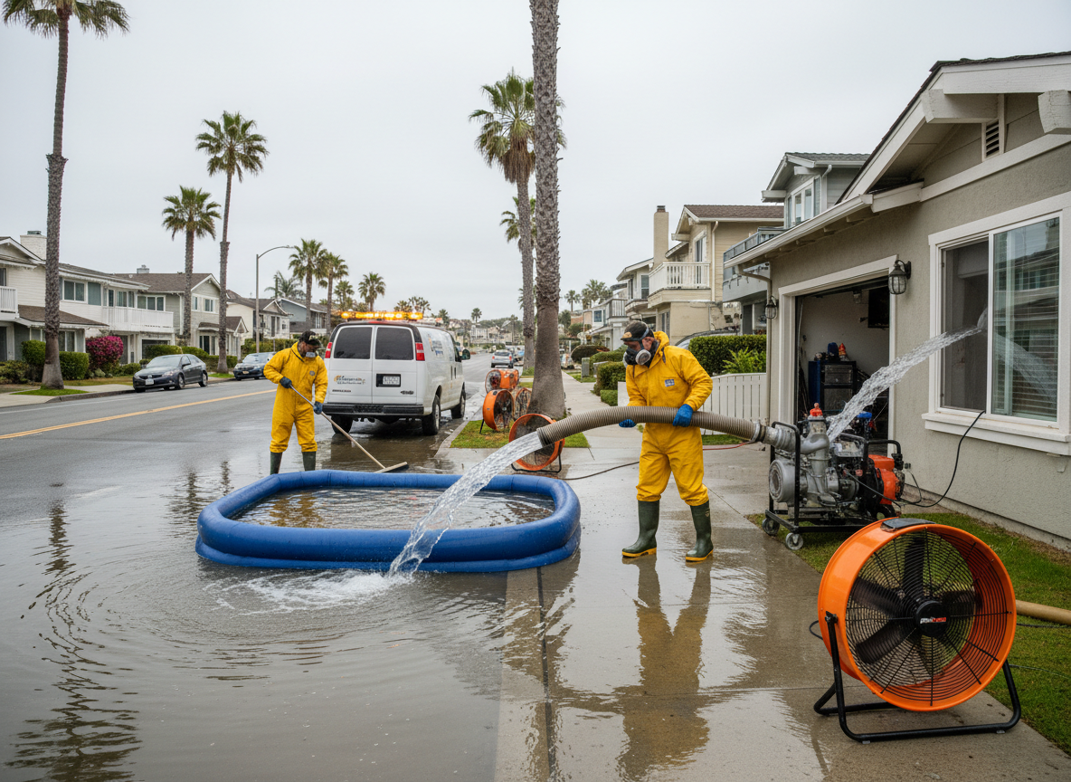 Water Damage Restoration Cardiff by the Sea in Rancho Santa Fe, CA 92067