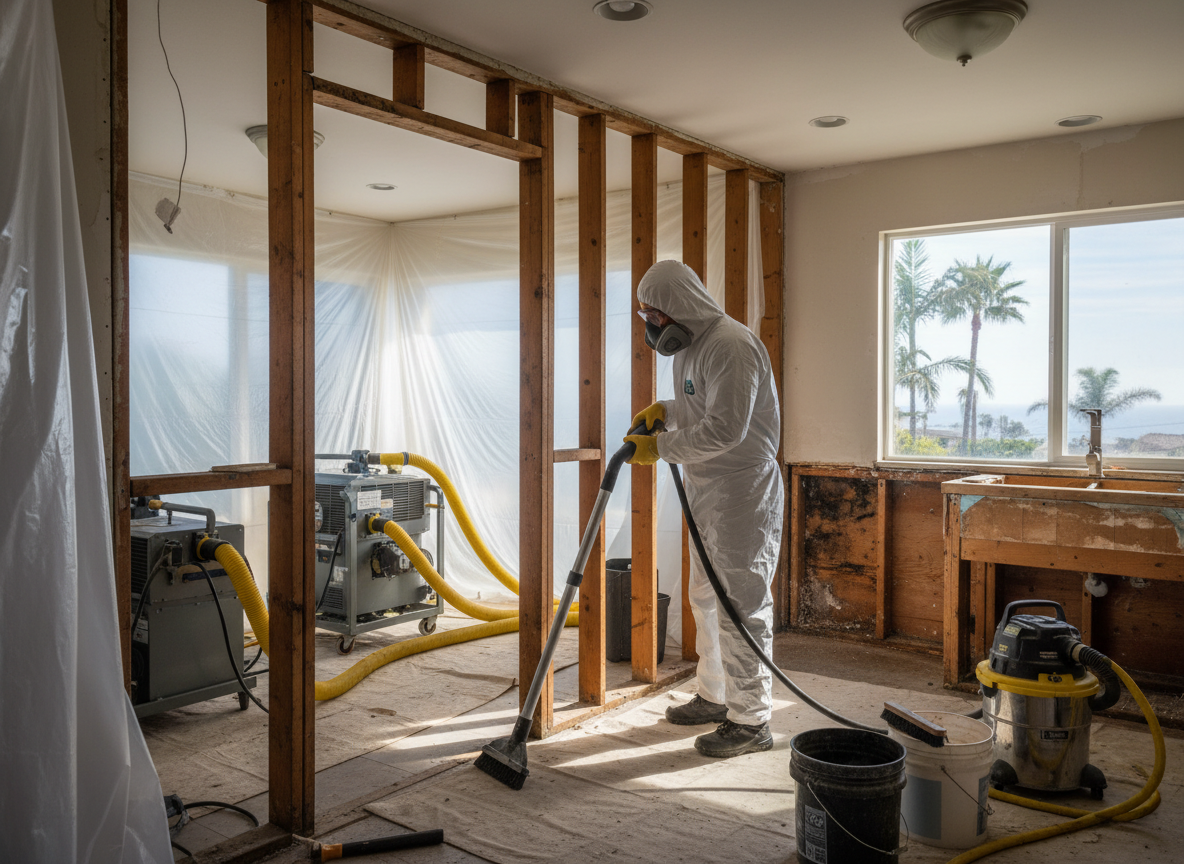 Mold Remediation After Water Damage in Cardiff by the Sea, CA