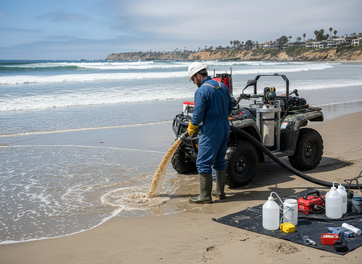 Water Extraction in Cardiff by the Sea, CA